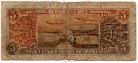 C112 - 5 Cruzeiros - Série 086 - Índio - Data: 1962 - UTG - Foto 2