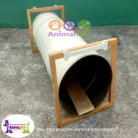 Tambor de  ferro Túnel Pet Duplo 