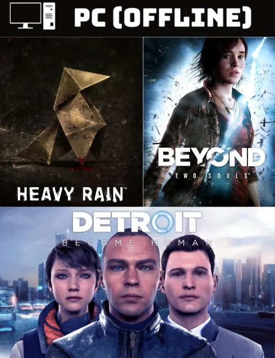 Detroit Become Human  PC Beyond Pc Two Souls  Heavy Rain Pc *Leia o Anuncio* 