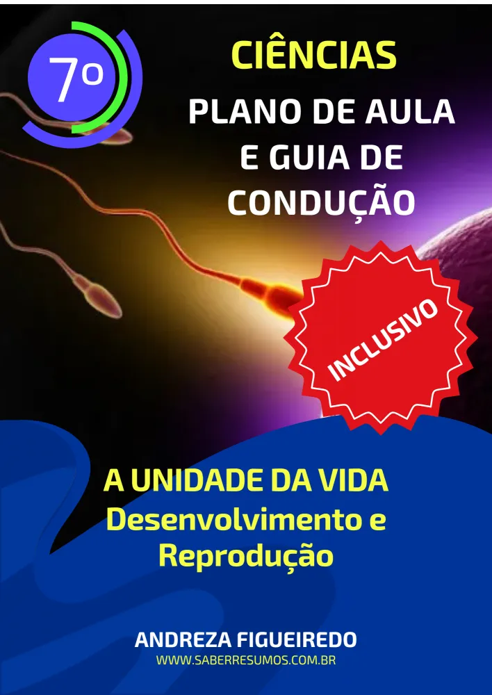 759 - Ciências - Aprendizado Inclusivo - Plano de Aula e Guia de Condução - A Unidade da Vida - Desenvolvimento e Reprodução - 7º ano - PDF com 14 páginas
