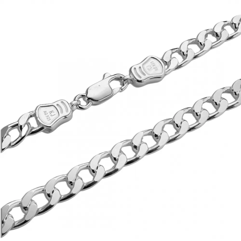 Pulseira de  prata 925 groumet - 240009