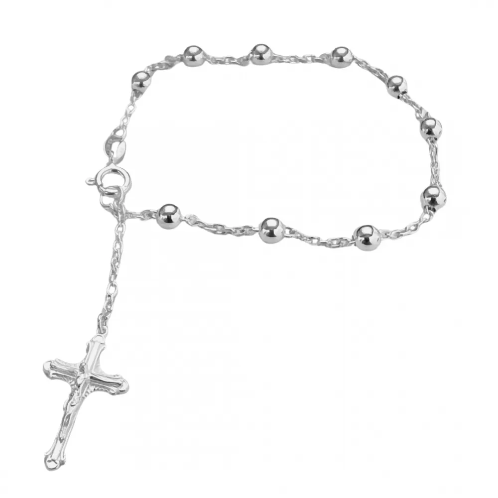 Pulseira de prata 950 terço - 240682