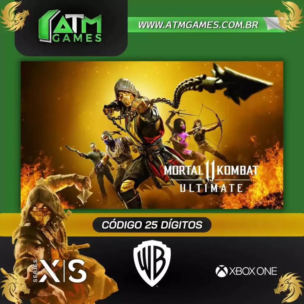 Mortal Kombat 11 Ultimate - Código 25 Dígitos  