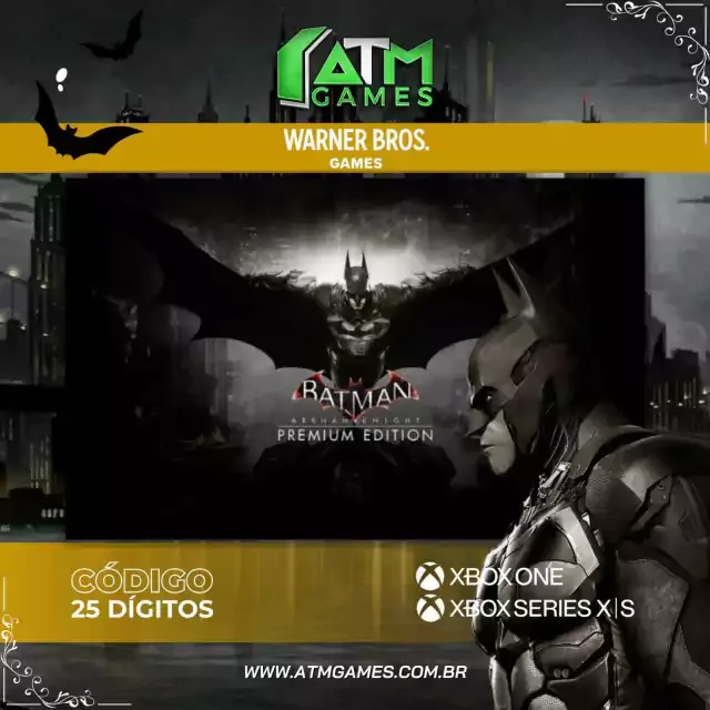 Batman: Arkham Knight Edição Premium - Código 25 Dígitos  