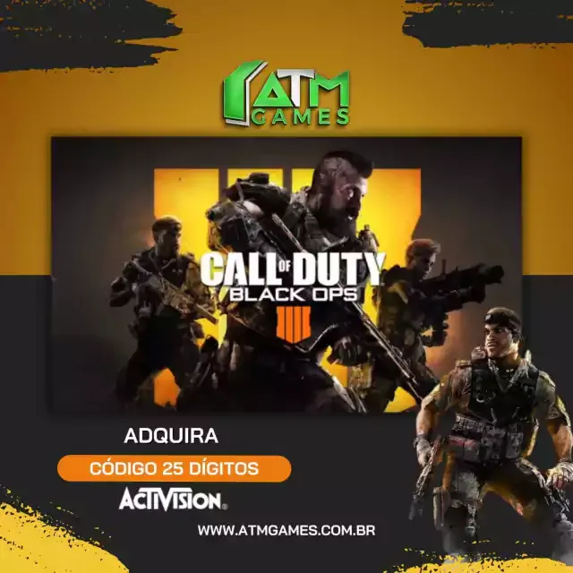 Call of Duty®: Black Ops 4 - Código 25 Dígitos  