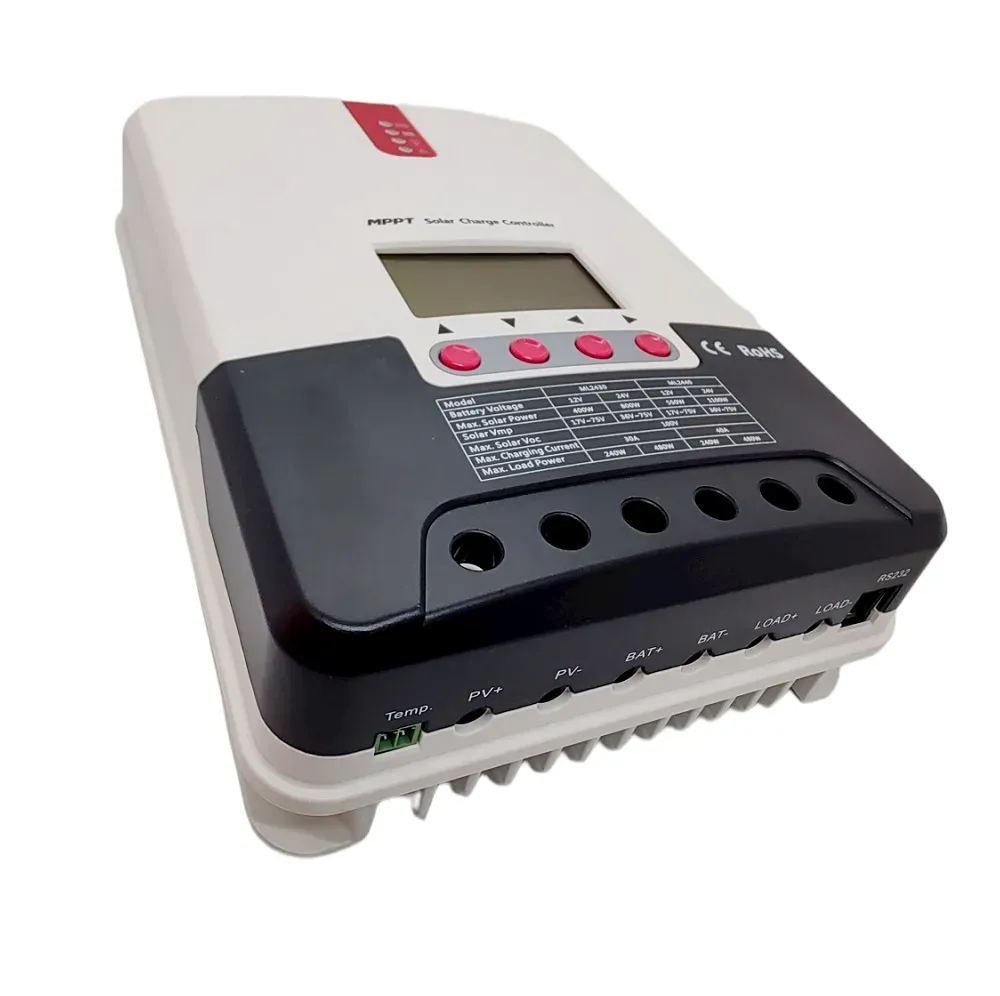 CONTROLADOR SOLAR MPPT 20A 12V/24V RS232 SR-ML2420