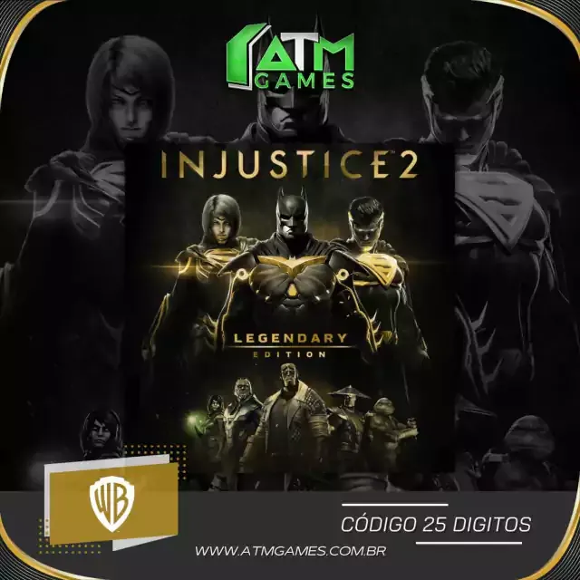 Injustice 2 Edição Lendária - Código 25 Dígitos  