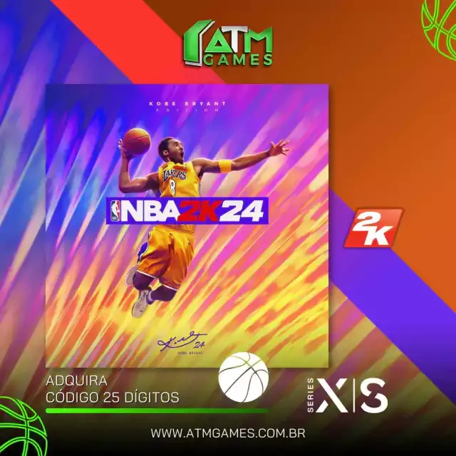 NBA 2K24 Xbox Séries X|S - Código 25 Dígitos  