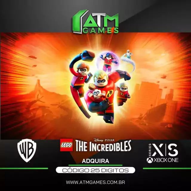 LEGO Os Incríveis - Código 25 Dígitos  