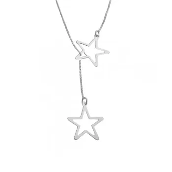 Colar de prata 950 estrelas - GV162