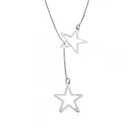 Colar de prata 950 estrelas - GV162