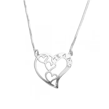 Colar de prata 925 Te amo - GV123