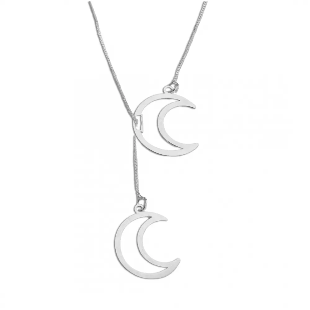 Colar de prata 950 lua - GV163