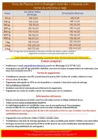 Tabela de Preços Ovos de Páscoa 2026 - Foto 2