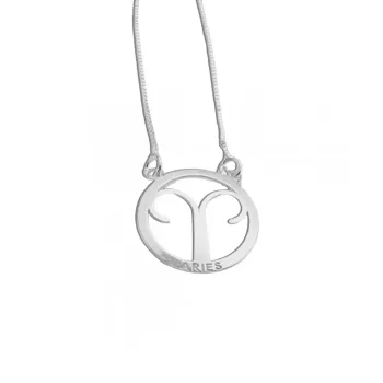 Colar signo de prata 925 Aries - GV129