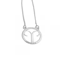 Colar signo de prata 925 Aries - GV129