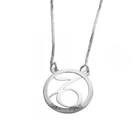 Colar signo de prata 950 Capricórnio   - GV138