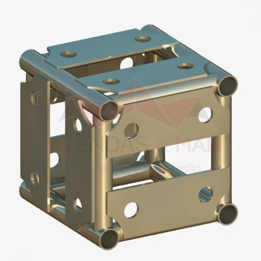  Cubo Aço Q15  – 5 Faces Imagem