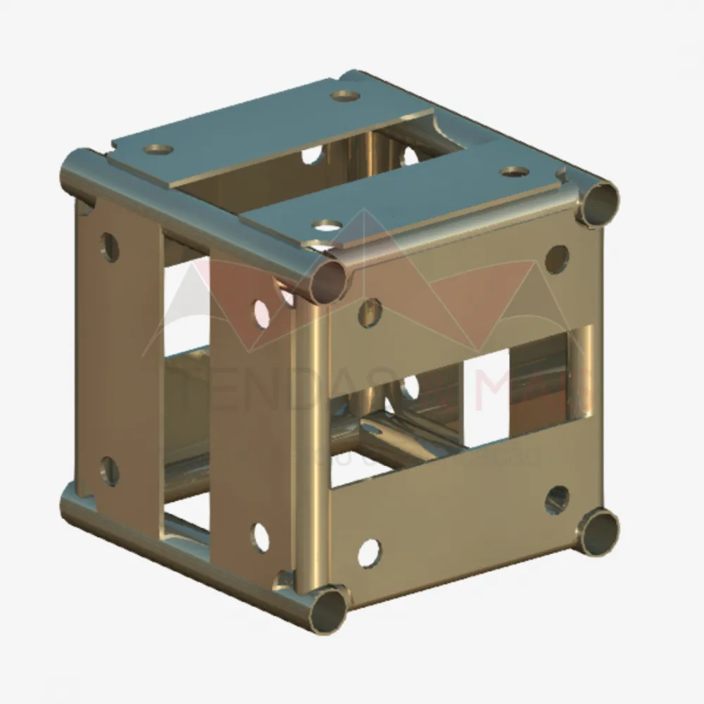   Cubo Aço Q20  – 5 Faces