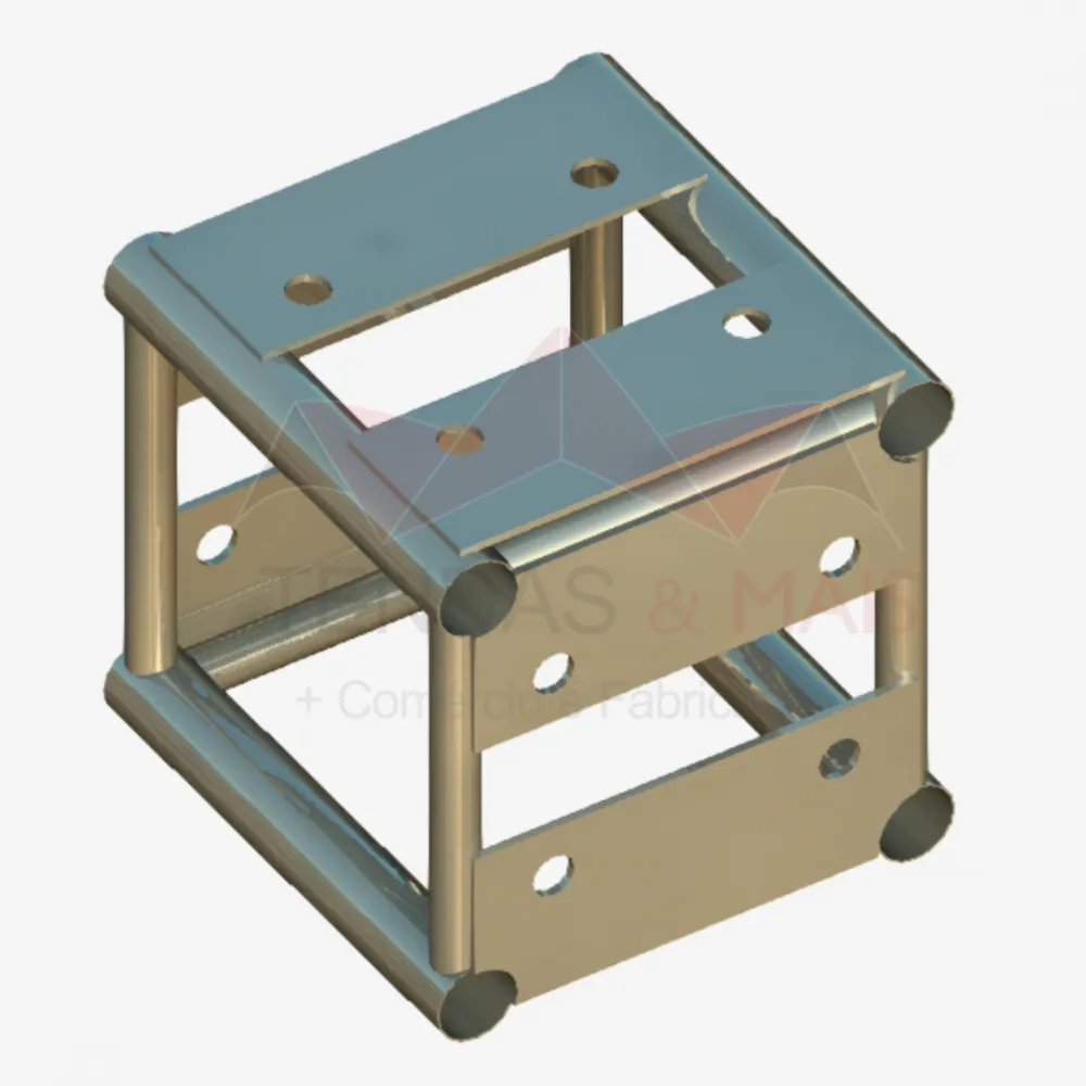 Cubo Aço Q25  – 3 Faces