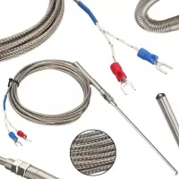 SENSOR TERMOPAR TIPO K PONTA 50MM 5 METROS - Foto 3