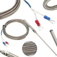 SENSOR TERMOPAR TIPO K PONTA 100MM 1 METRO - Foto 3