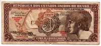 C112 - 5 Cruzeiros - Série 087 - Índio - Data: 1962 - BC