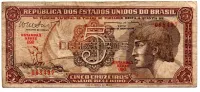 C112 - 5 Cruzeiros - Série 090 - Índio - Data: 1962 - BC