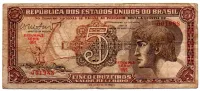 C112 - 5 Cruzeiros - Série 091 - Índio - Data: 1962 - BC