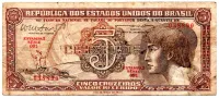 C112 - 5 Cruzeiros - Série 091 - Índio - Data: 1962 - R