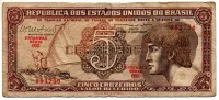C112 - 5 Cruzeiros - Série 092 - Índio - Data: 1962 - BC