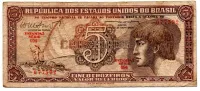C112 - 5 Cruzeiros - Série 094 - Índio - Data: 1962 - BC