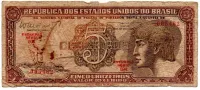 C112 - 5 Cruzeiros - Série 094 - Índio - Data: 1962 - R
