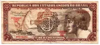 C112 - 5 Cruzeiros - Série 096 - Índio - Data: 1962 - BC