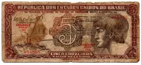C112 - 5 Cruzeiros - Série 096 - Índio - Data: 1962 - UTG
