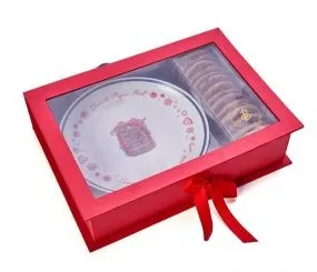  Caixa Livro C/Visor - 30,0 x 20,0 x 10,0 - Parte interna e externa da mesma cor