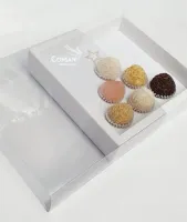  Gaveta Dobradura C/ berço Árvore de Natal 6 doces - Tampa Transp. e Fundo Simples - Foto 2