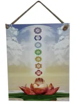 ESGOTADO! Quadro Decorativo Lótus & Sete Chakras