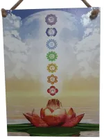 Quadro Decorativo Lótus & Sete Chakras - Foto 2