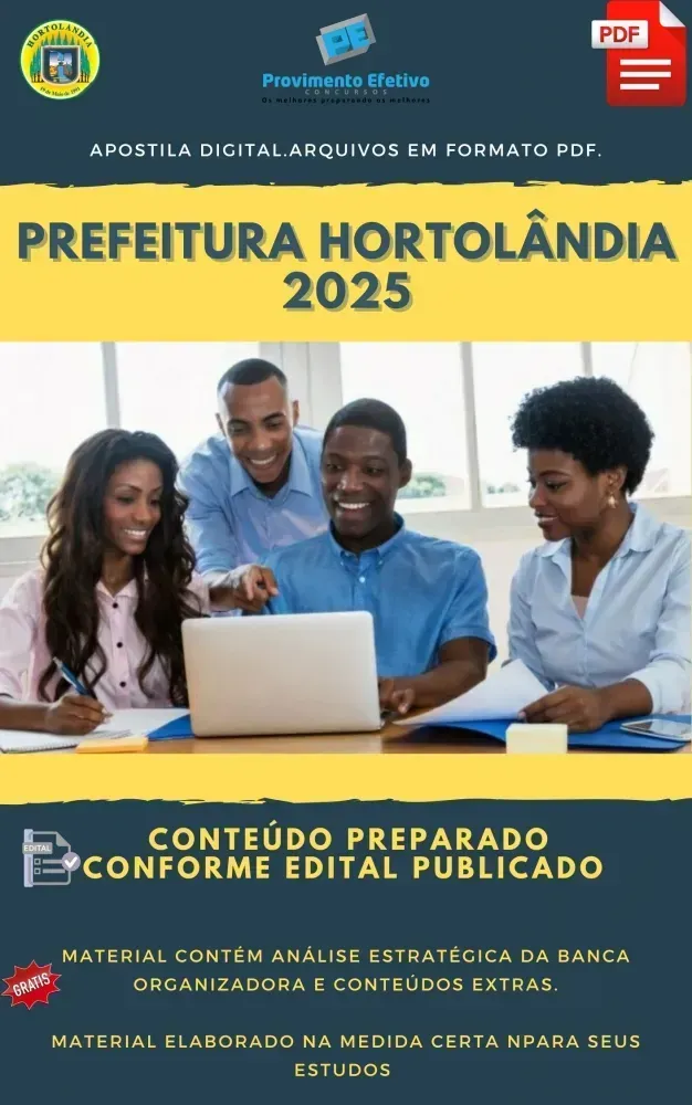 Apostila Pref Hortolândia Assistente Social 2025