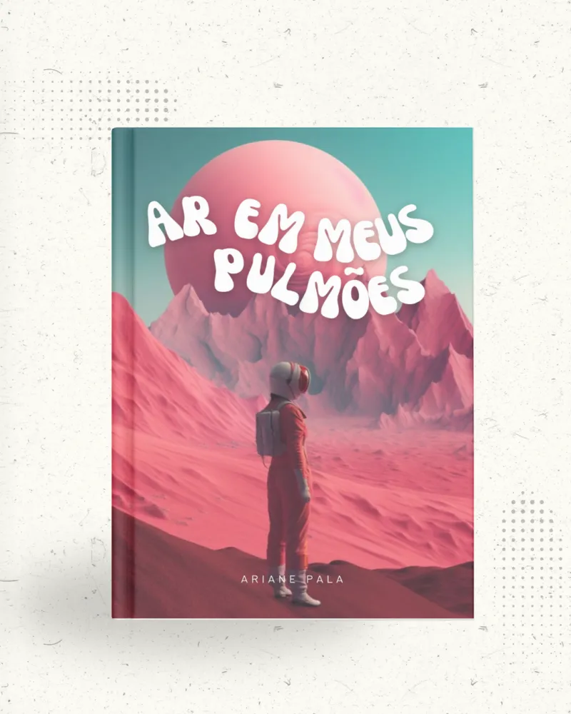 Livro "Ar em meus pulmões" (miolo colorido)