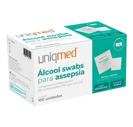 ÁLCOOL SWAB UNIQMED