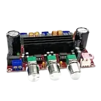 Kit Placa Montada Amplificador 2.1 - 200w Rms 50w+50w+100w TPA 3116