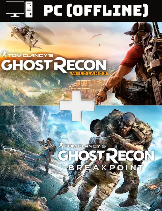 Ghost Recon  Wildlands Pc + Ghostrecon Breackpoint Pc  *Leia o Anuncio* Ubisoft Off-Line Imagem