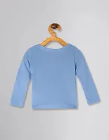 Camiseta Infantil GAP Graphic Design Manga Longa Feminina  - Foto 3