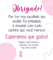 Pack Cartão de Agradecimento — imagem 2