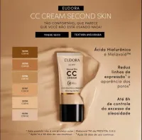 CC Cream Eudora Glam Second Skin 30ml - Foto 2