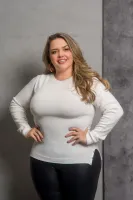 Blusa tricot modal plus Gm 1482 Tam G
