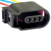 Conector Chicote 3 Vias Bobina Ignição Audi Volkswagen TC 1784 - Foto 2