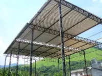 Cobertura em estrutura metálica para laje - Foto 6